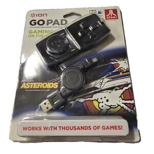 ION Go Pad Folding USB‎ Game Controller (includes Asteroids) 2010